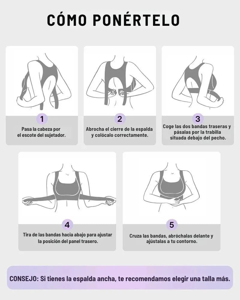 Alínea™ – Sujetador postural sin aros